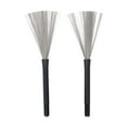 WSTEER 1 Pair Drum Brushes Retractable Drum Wire Sticks Brushes for