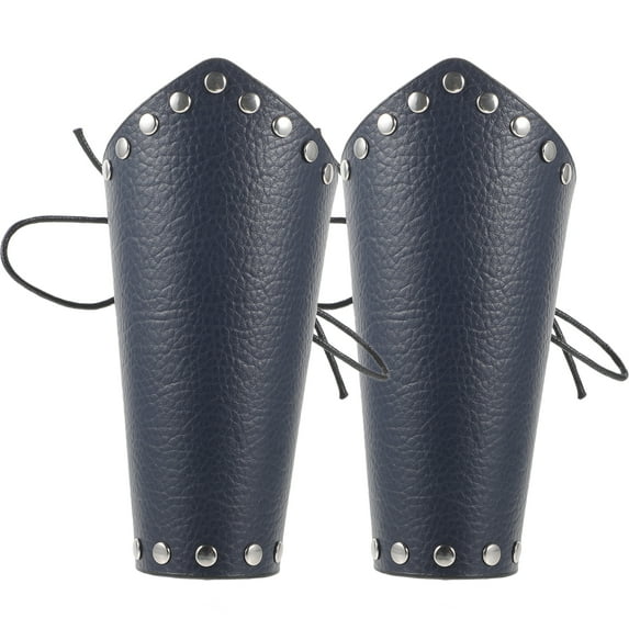 WSTEER 1 Pair of Archery Arm Guard Leather Arm Protector Arm Sleeve Protector Outdoor Archery Arm Cover