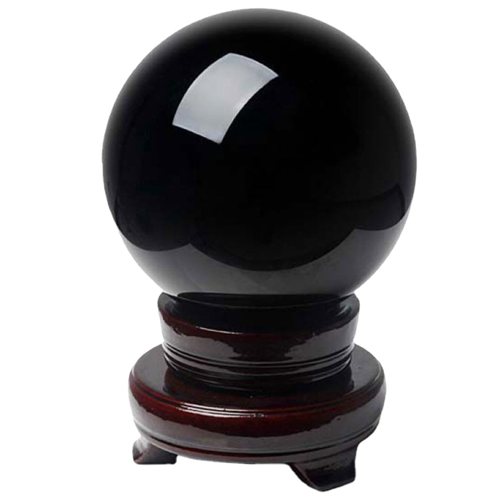 WSTEER 1 Set Desktop Crystal Sphere Ornament Desktop Crystal Ball and