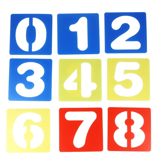 WSTEER 1 Set Exquisite Childrens Doodle Tools Delicate Board Hollow Digital Painting Template for Kids