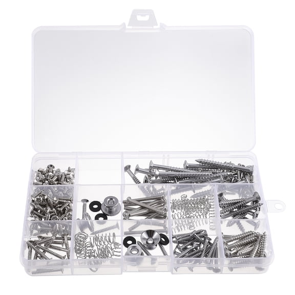 WSTEER 1 Set Guitar Screw Kit Guitar Spring Guitar Strap Button Guitar Mounting Tool
