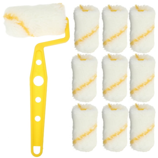 WSTEER 1 Set Paint Rollers Refills Painting Roller Brushes Wall