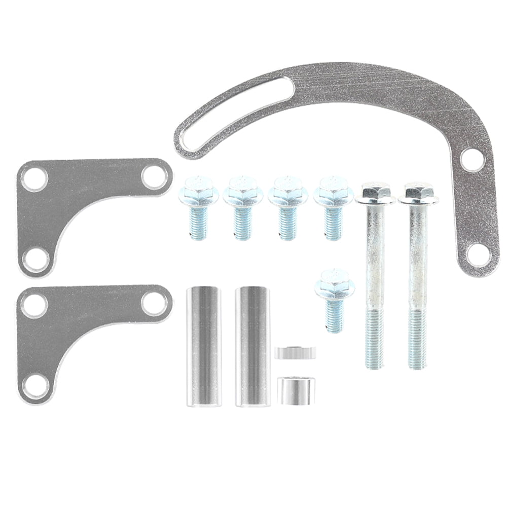 WSTEER 1 Set Professional Power Steering Pump Bracket Billet Adjustable
