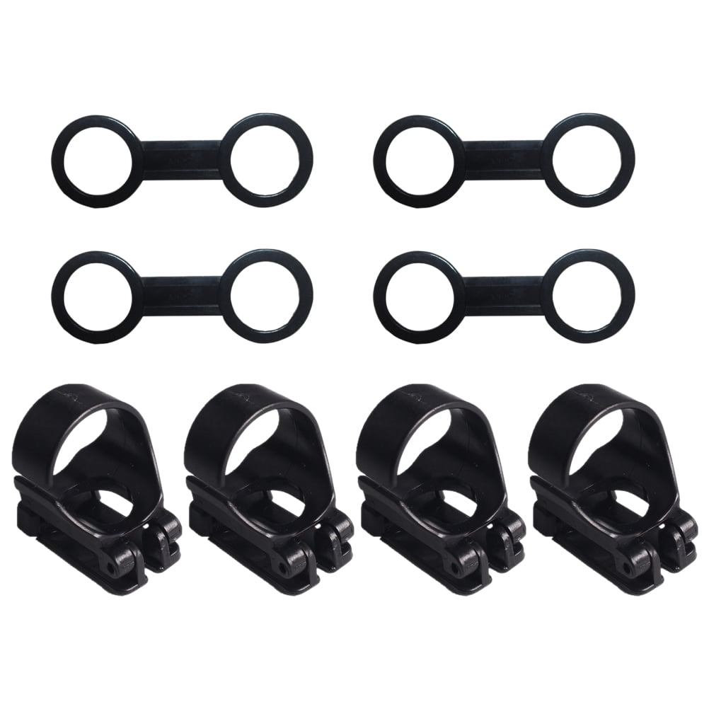 WSTEER 1 Set of Professional Diving Snorkel Fixing Buckles Universal Snorkel Holders (Black