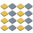 WSTEER 16pcs Furniture Leg Bottom Feet Square Pads Nonskid Floor