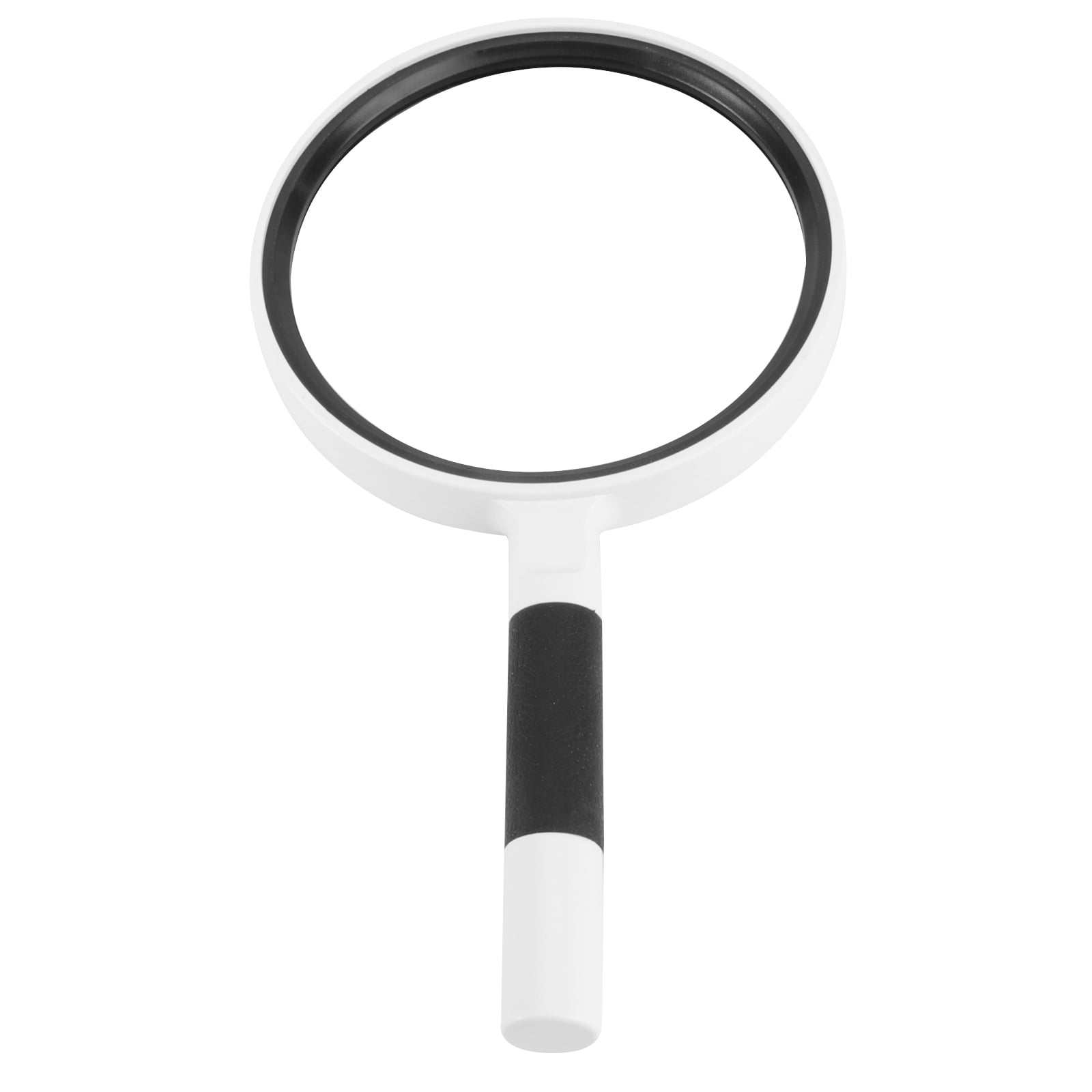 WSTEER 1Pc Handheld Non-skid Magnifying Glass Insect Observation Magnifier Black White