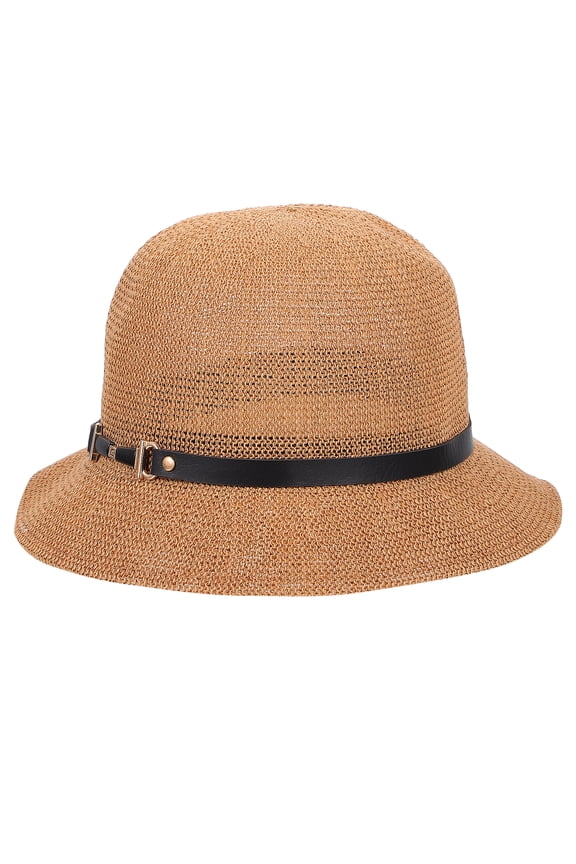 WSTEER 1Pc Practical Travel Sunhat Outdoor Straw Hat Fashion Exquisite Sun Hat