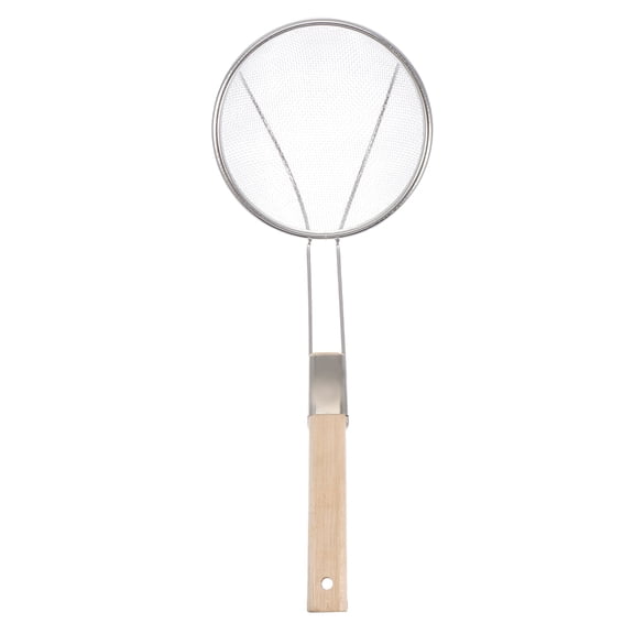 WSTEER 1Pc Stainless Steel Net Colander Noddles Strainer Tea Colander for Home (Silver)