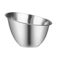thumbnail image 1 of WSTEER 1Pc Stainless Steel Oblique Mouth Bowl Lettuce Storage Bowl for Restaurant, 1 of 6