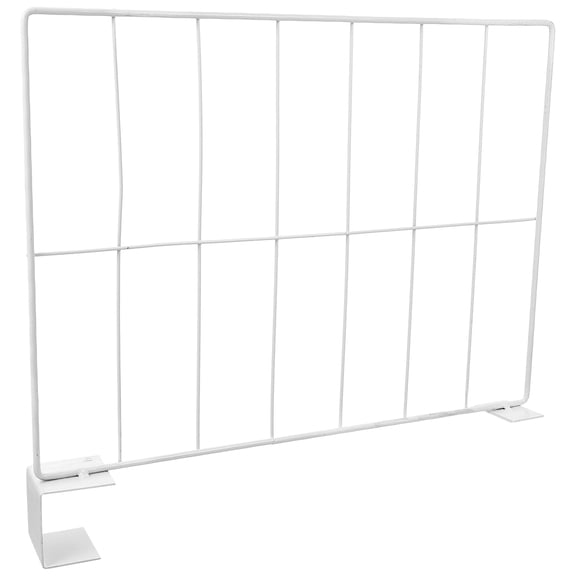 WSTEER White Supermarket Shelf Divider, 1pc Commodity Shelf Baffle for Organized Product Display and Classification