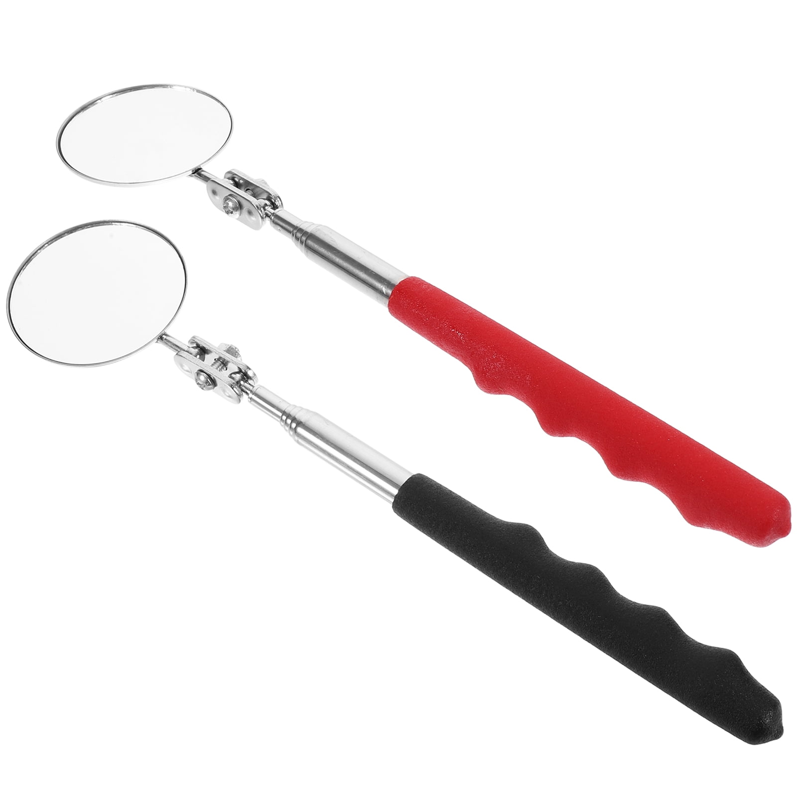 2 pcs Telescopic Foldable Inspection Mirrors for Automotive Welding ...