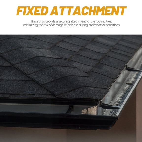 WSTEER 20pcs Roof Tile Clips Roofing Tile Fixed Clips Heavy Duty Hook Clips Stainless Steel Hooks