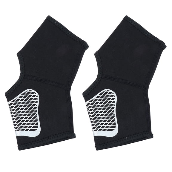 UPGRATOR Ankle Brace for Running with Breathable Cloth Material Black Reinforced Support and Protection Size L