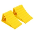 WSTEER 2pcs Heavy Duty Wheel Chock Caravan Wheel Chocks Trailer Blocks
