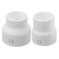 WSTEER 2pcs Tig Cup Replacement Ceramic Shield Cup For Welding Torch
