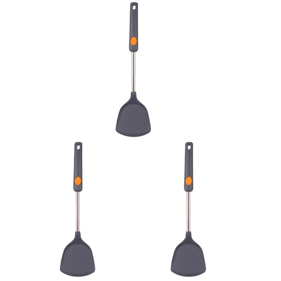 WSTEER 3pcs Non-stick Silicone Spatula Multi-function Cooking Spatula Portable Frying Spatula