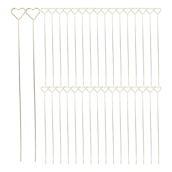 WSTEER 40pcs Floral Sticks Bouquet Card Picks Flower Card Holder Flower Picks for Wedding Birthday for Craft