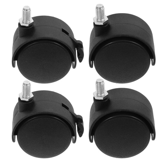 WSTEER 4-Pack Office Chair Wheels Replacement Casters for Furniture, Desk Chairs, Rolling Chair Wheel Set