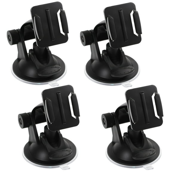 WSTEER 4pcs Car Camera Mount Camera Bracket Suction Cup Dash Cam Camcorder Holder