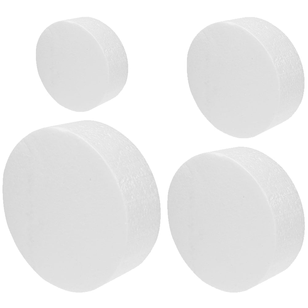 WSTEER 4pcs Fake Foam Cake Model Reusable Dummy Cake Cake Decorating