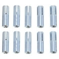 WSTEER 50 Pcs Wall Expansion Anchor Drop In Assisted Pegs Fastener