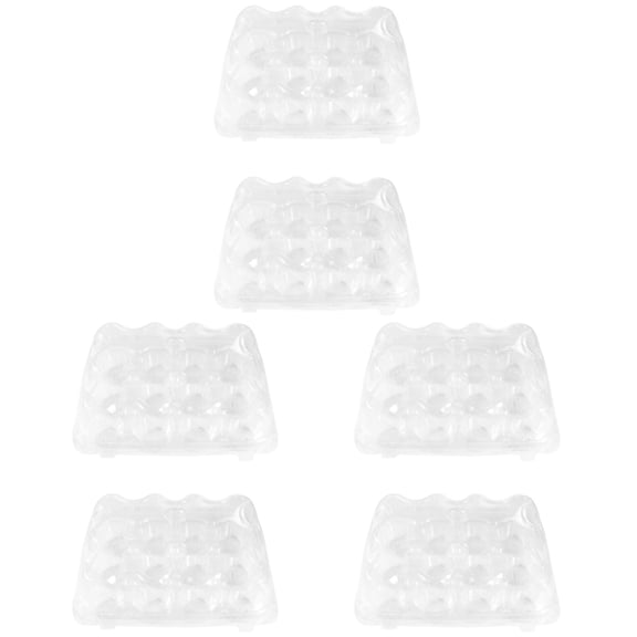 WSTEER 6 Pcs Muffin Cupcake Box Muffin Cake Packing Box Multi-slots Packaging Box Cupcake Wrapping Box