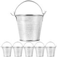 thumbnail image 1 of WSTEER 6pcs Small Metal Pails Mini Buckets with Handles Mini Round Flower Pot Plant Buckets, 1 of 5