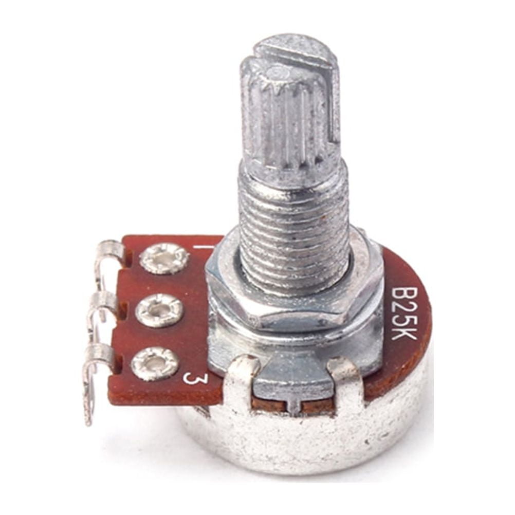 WSTEER B25K Potentiometers Linear Solder Lugs - Walmart.com