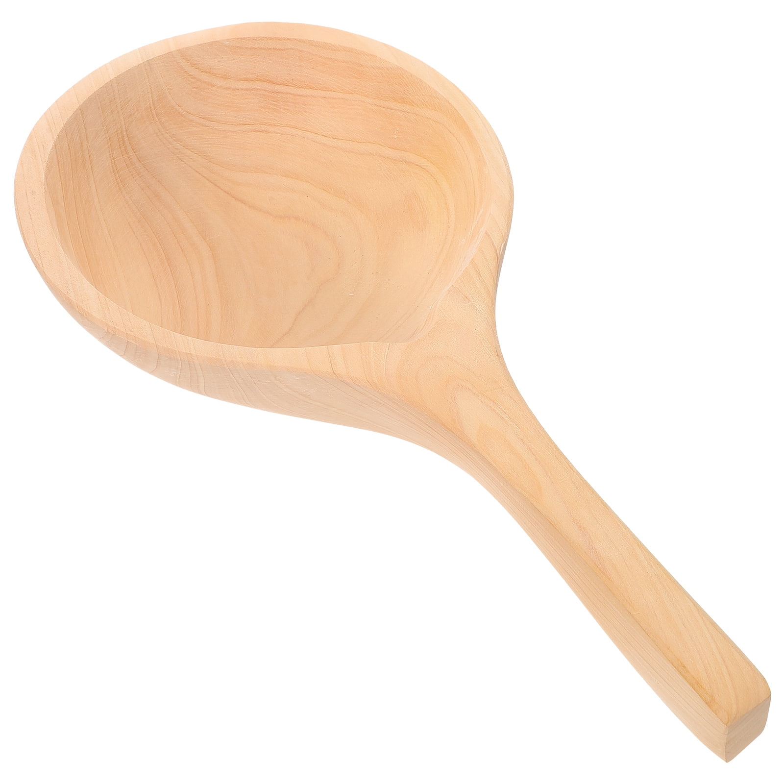 WSTEER Bathing Ladle Versatile Kitchen Multipurpose Wooden Water Scoop