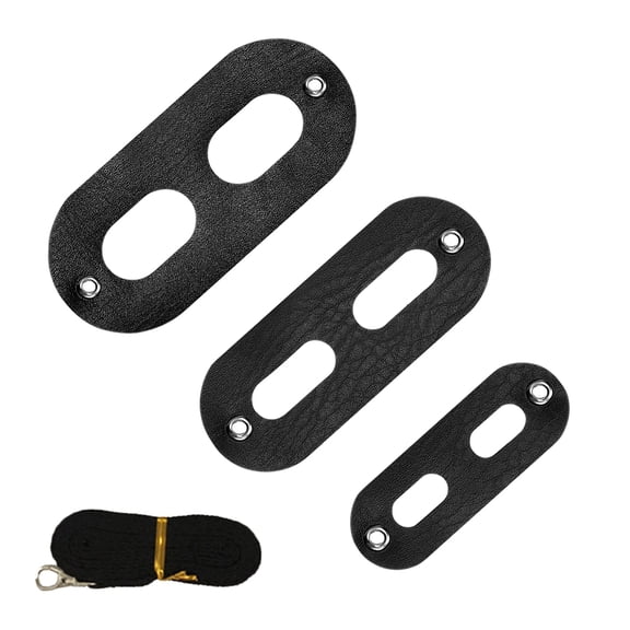 WSTEER Creative Reptile Lizard Harness Prcatical Pet Hauling Cable Rope Durable Small Animals Leashes (Black 3pcs Without Wings)