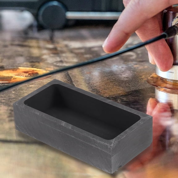 WSTEER Ingot Mold Casting Melting Graphite Mold Refining Gold Silver Copper Mold Portable Ingot Mold