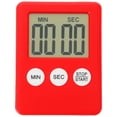 thumbnail image 1 of WSTEER Red Plastic Kitchen Timer for Cooking, Baking, and Precise Time Management with Easy-to-Use Stopwatch Function, 1 of 5