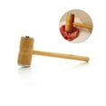 WSTEER Meat Tenderizer Hammer Pounder Double Sided Mallet Tool for