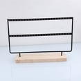 thumbnail image 1 of WSTEER Portable Jewelry Display Stand Black - Iron Art Earring and Necklace Storage Rack Organizer for Ornaments, 1 of 6