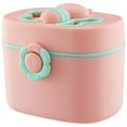 WSTEER Portable Infant Milk Powder Storage Box Formula Dispenser Box