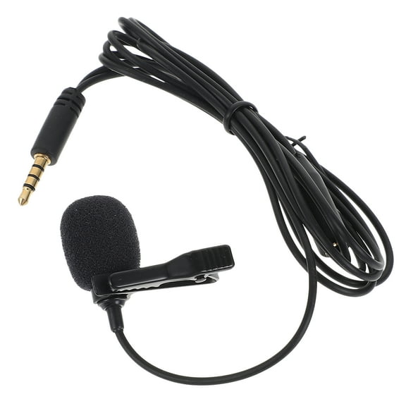 WSTEER Professional Lapel Microphones Portable Clip-on Microphone Wired Microphone