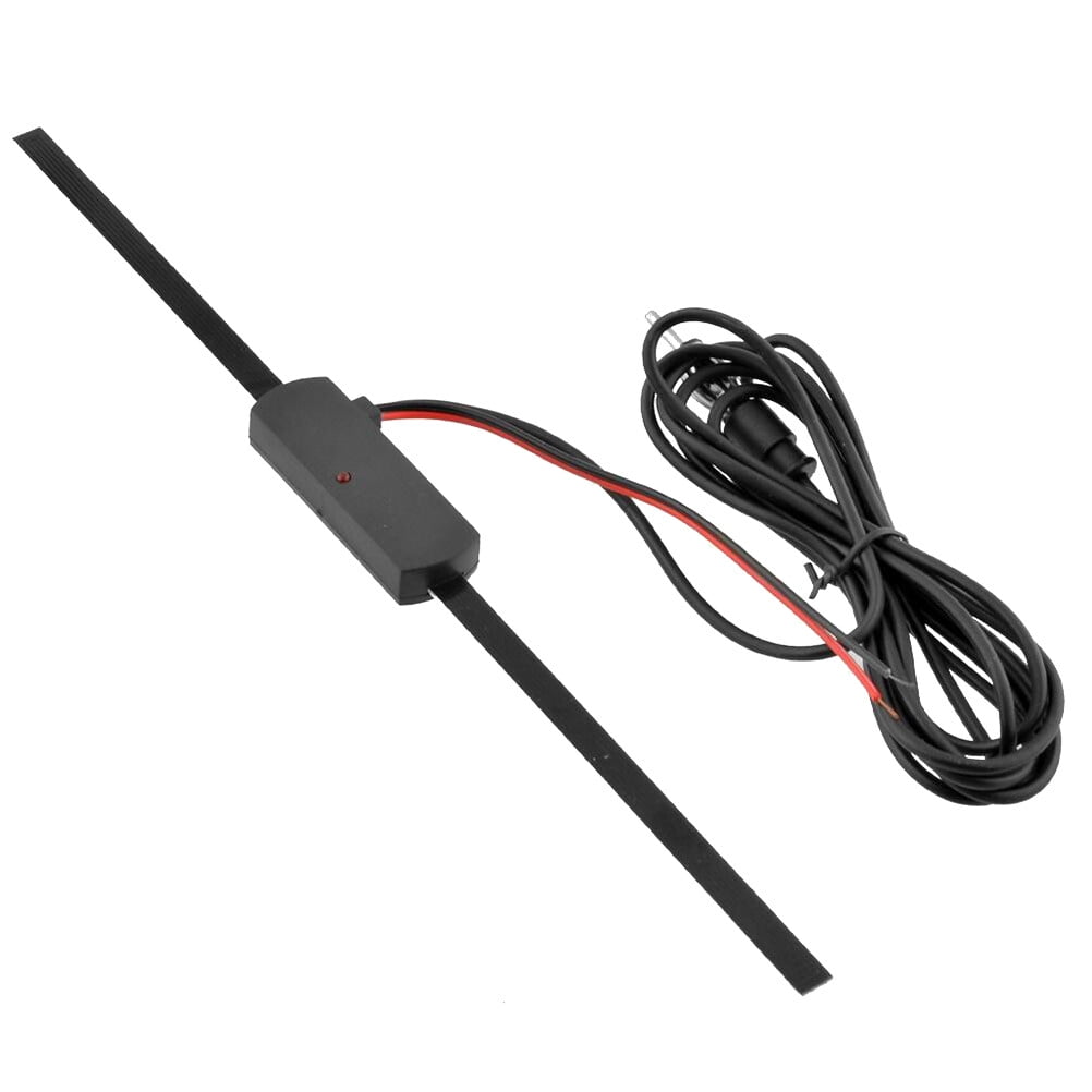 WSTEER Universal 12V Car TV Radio FM AM Antenna Signal Amplifier