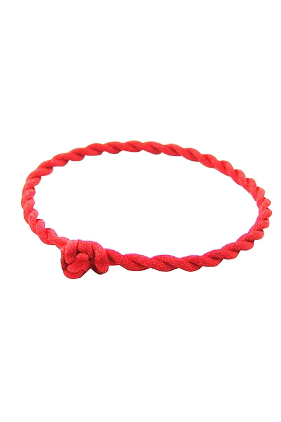 Women Red Rope Thread String Bracelet Braided Charms Adjustable Bracelet for Couples
