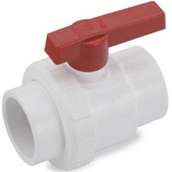 WSU-1520-S 1.5 X2 in. PVC Single Union Ball Valve