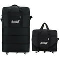 WSYW 3Layer Expandable Duffle Bag 42'' Rolling Duffle Travel Bag with