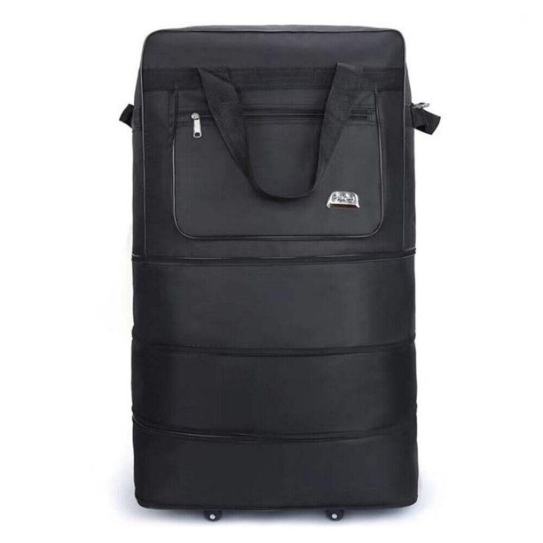 WSYW 3Layer Expandable Rolling Duffle Bag 30" Wheeled Luggage Oxford