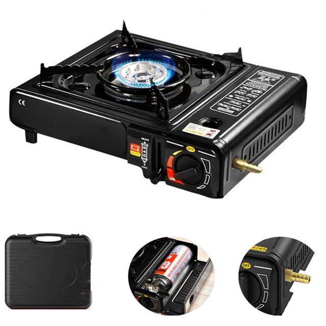 WSYW 3000W Camping Stove Propane&Butane Windproof Fire Dual Fuel Brass