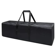 WSYW 45in Oversize Duffel Travel Bag 600D Water Resistant Sports Equipment Bag Black