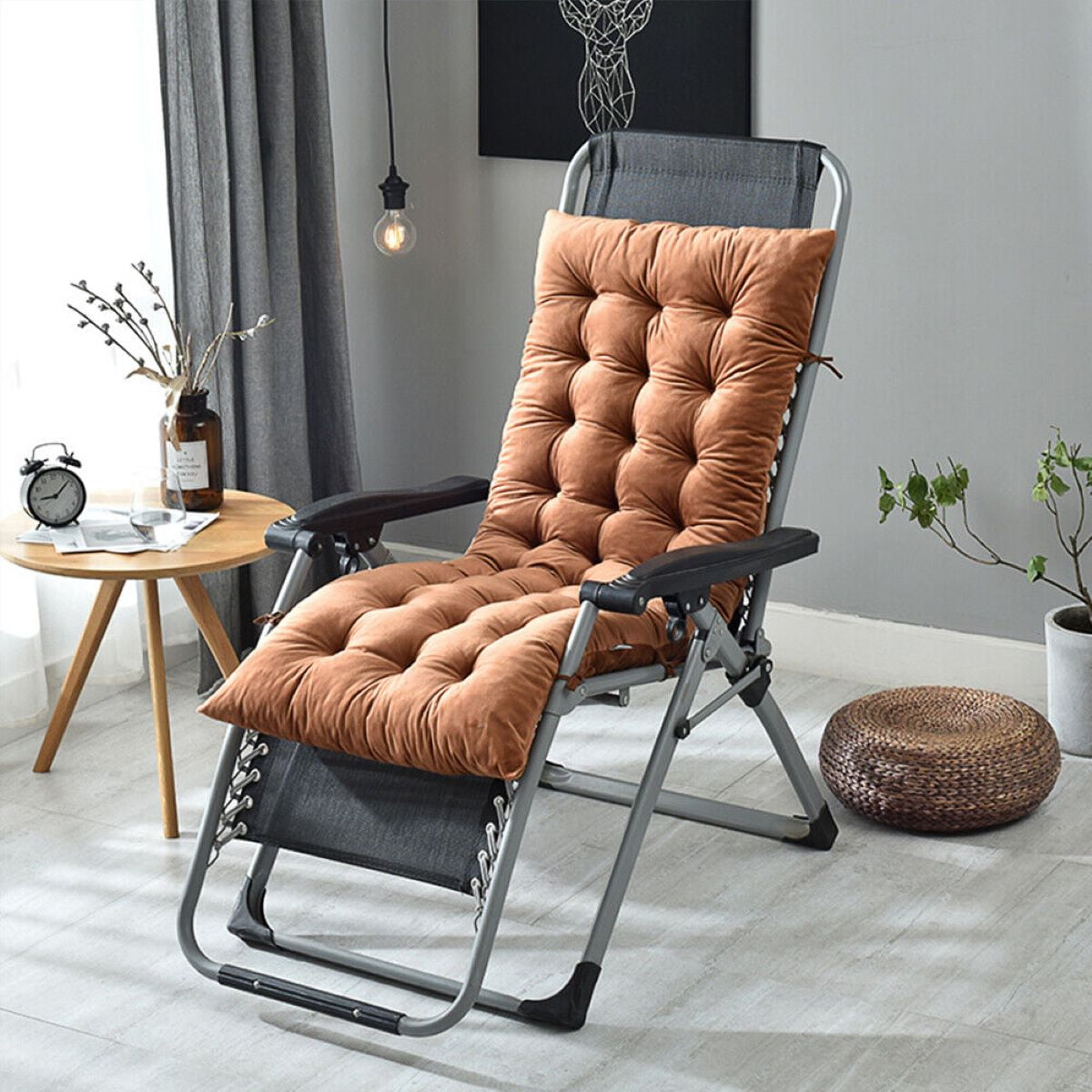 WSYW 51 inch Rocking Lounge Chair Cushion Patio Chair Cushion, Thicker