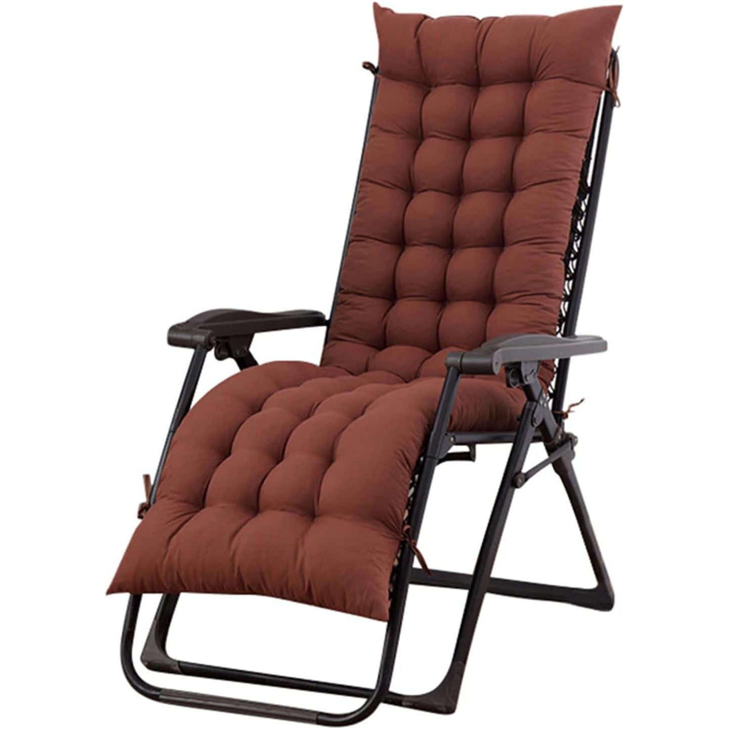 WSYW 61in Patio Lounger Cushion Thicker Padded Chaise Bench Cushion for