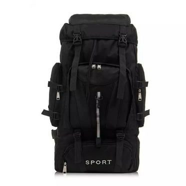 WSYW 70L Outdoor Camping Hiking Backpack Men Women Travel Climbing Backpack Daypack Balck
