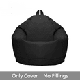thumbnail image 1 of WSYW Bean Bag Chair Cover Lazy Lounger Storage Sofa Slipcover Oxford for Adults Kids Black Small, 1 of 8