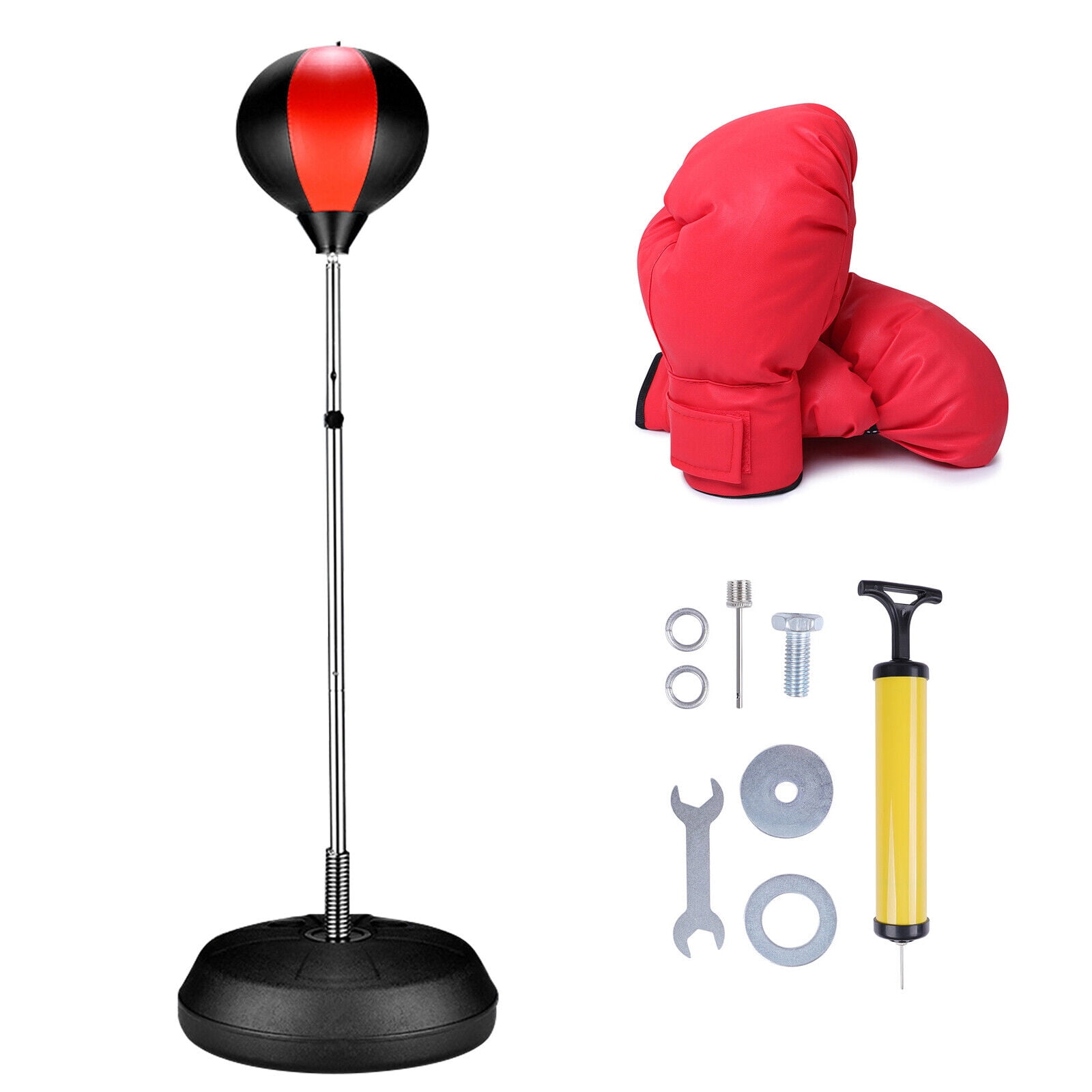 WSYW Boxing Bag Reflex with Adjustable Stand Freestanding Punching