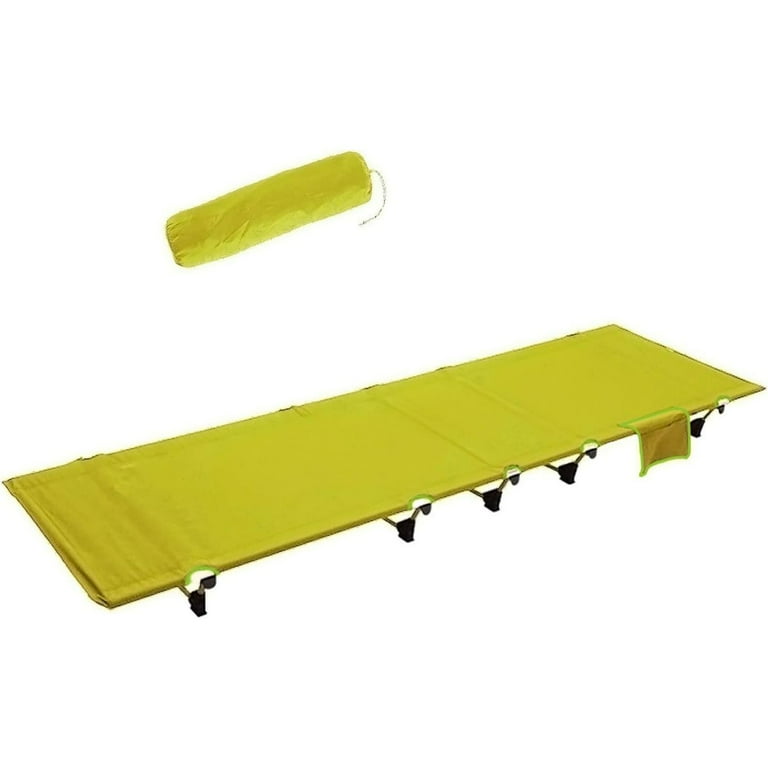 WSYW Camping Cot Ultralight Folding Backpacking Cot Supports 330lbs Portable Camping Bed for Camping Hiking Travel Home Grass Green Walmart