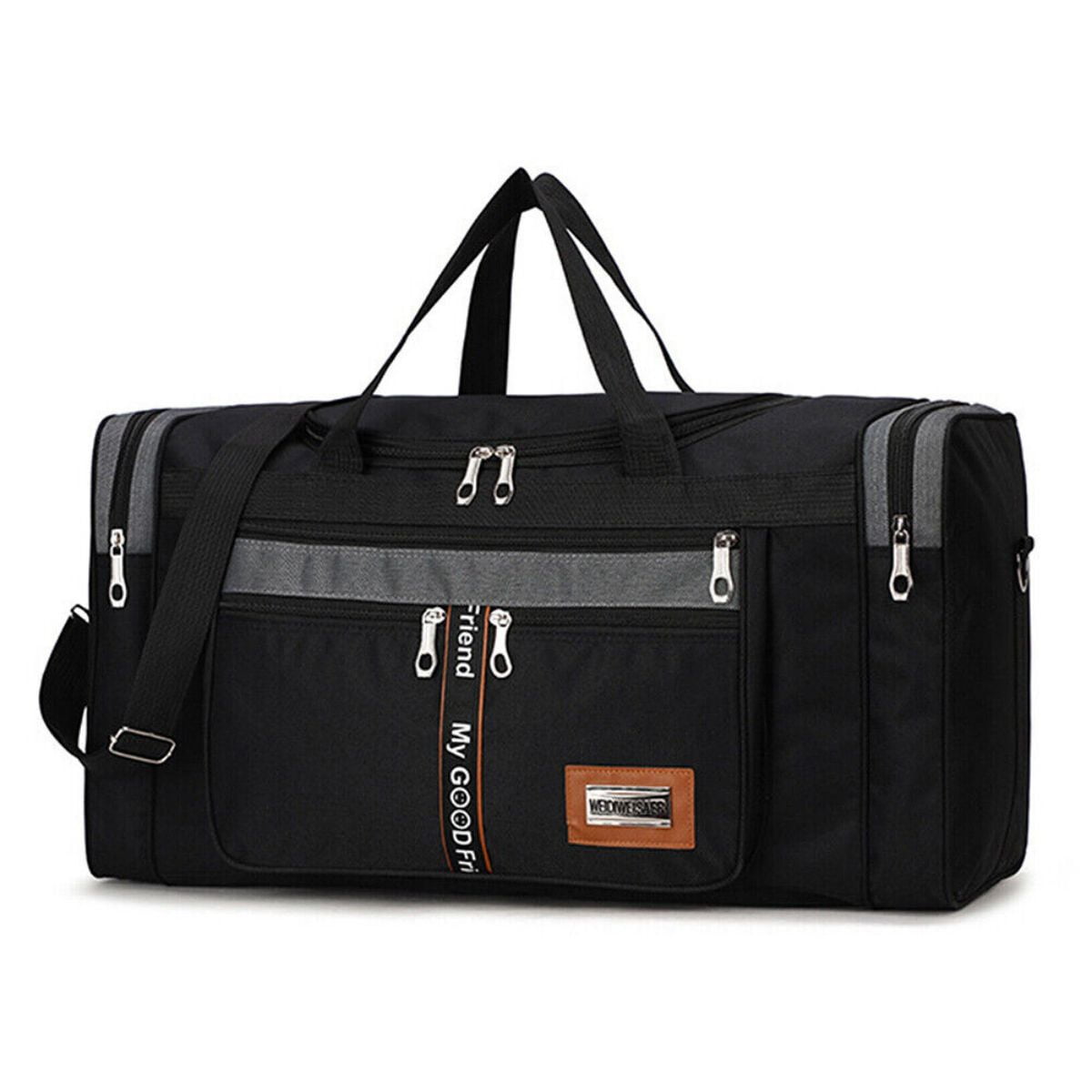 WSYW Oxford Duffel Bag Crossbody Travel Tote Weekend Luggage Bag